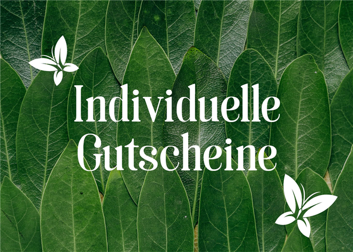 Individuelle Gutscheine Individuelle Gutscheine