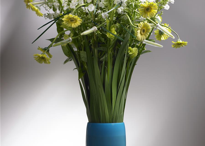 Die Blumen in der Vase richtig in Szene gesetzt